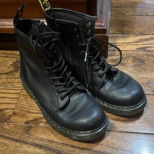 Black Leather kids Boots